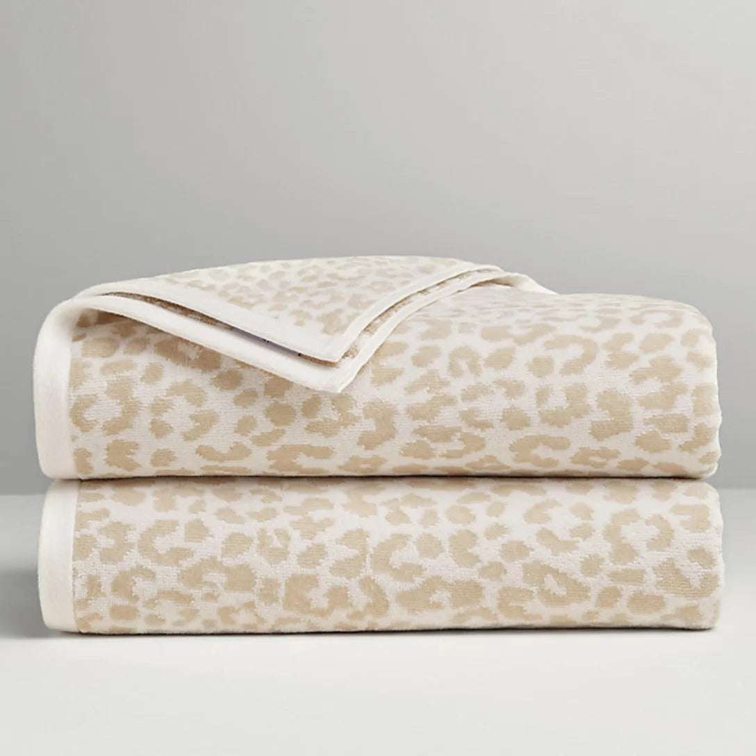 Leopard Print Bath Towel