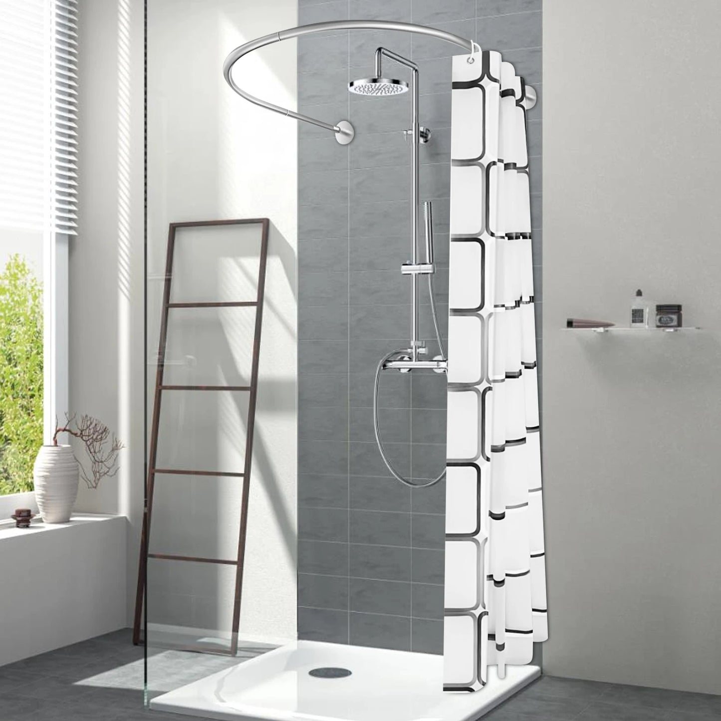 Shower Curtain Rod Set