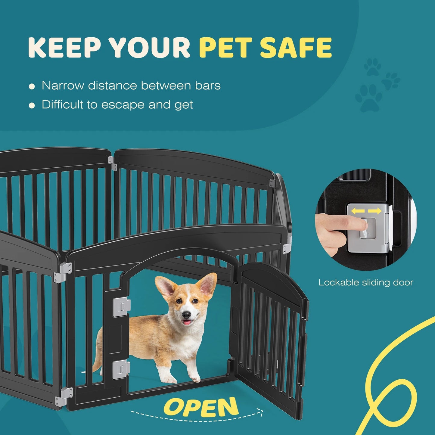 Dog Playpen 6 Panel