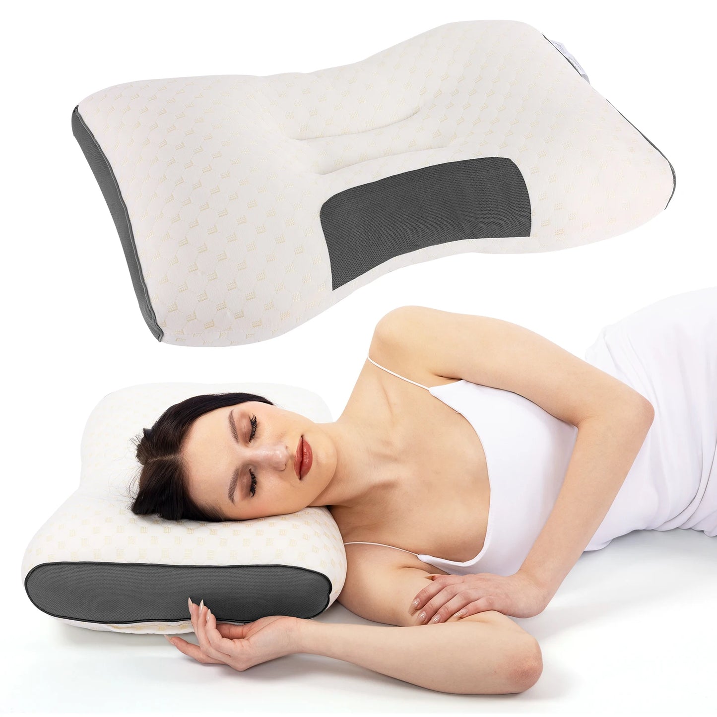 2pcs Soft Knitted Neck Pillow