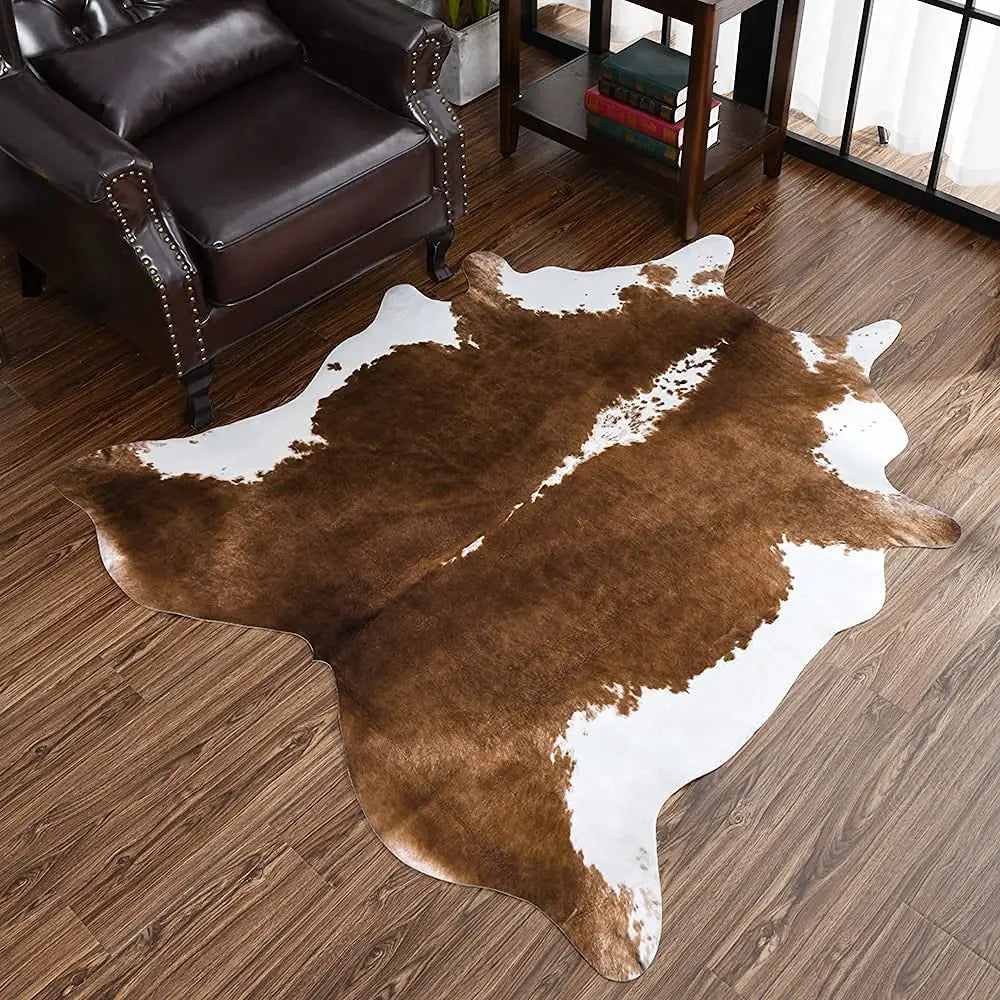 faux fur cowhide rug