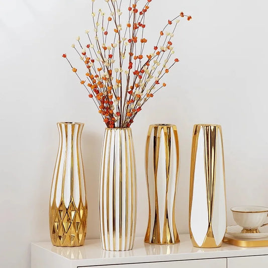 Gold Luxury Ceramic vase