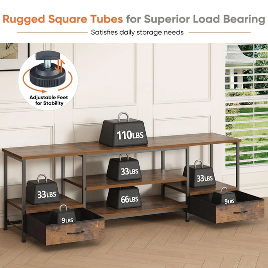 63IN Wooden Tv Stand