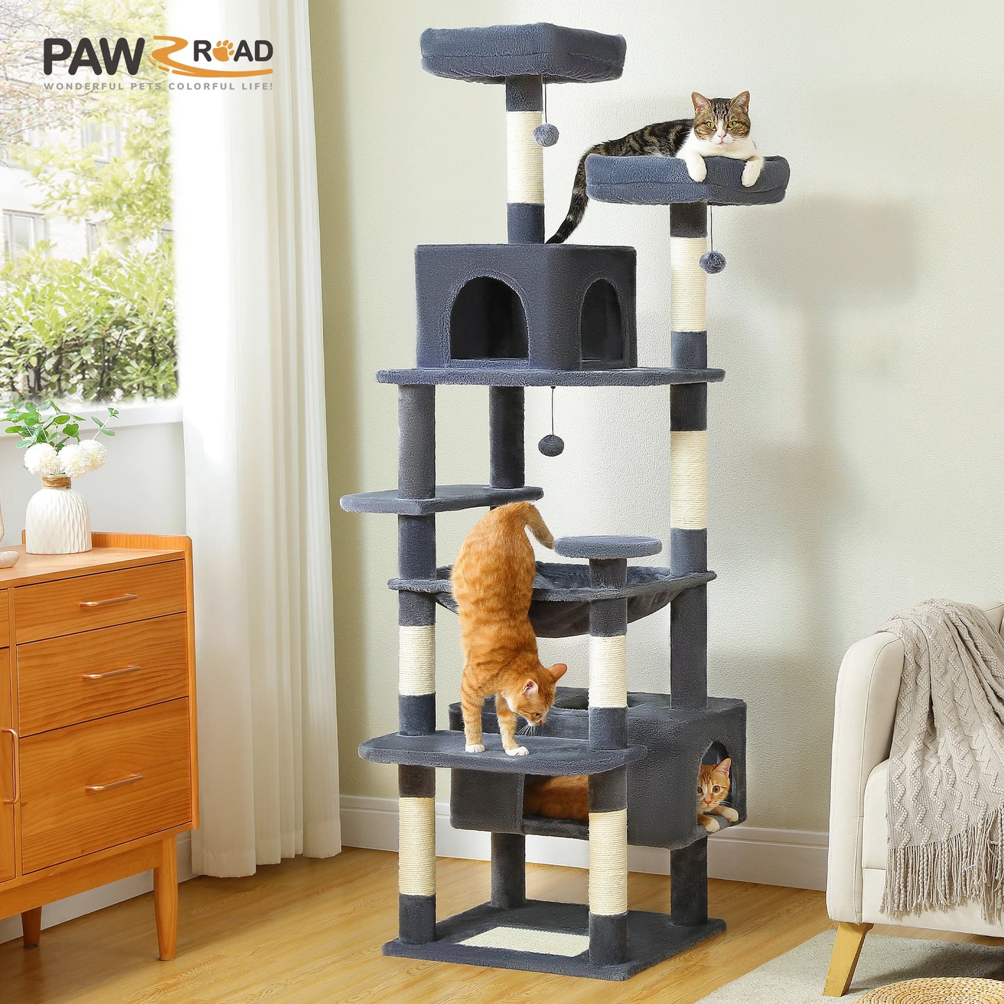 Large Tower for Indoor Cats