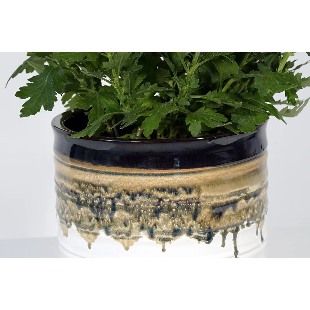 8" Round Ceramic Planter