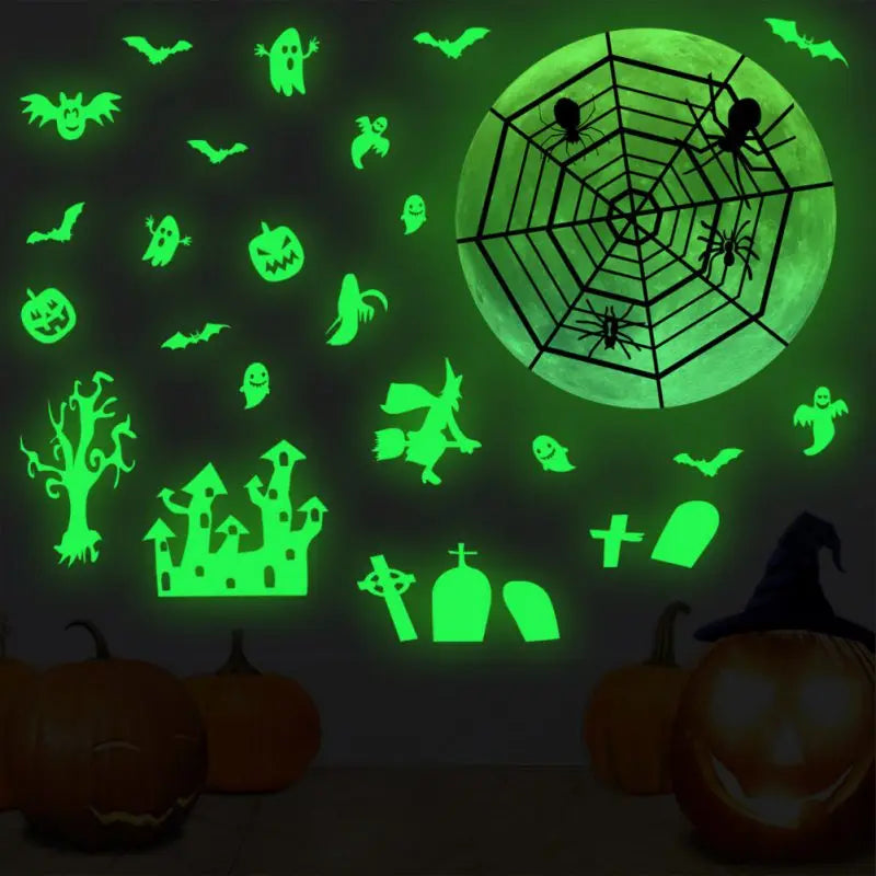 Halloween Glow-in-the-Dark Sticker Kit