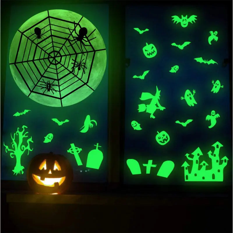 Halloween Glow-in-the-Dark Sticker Kit