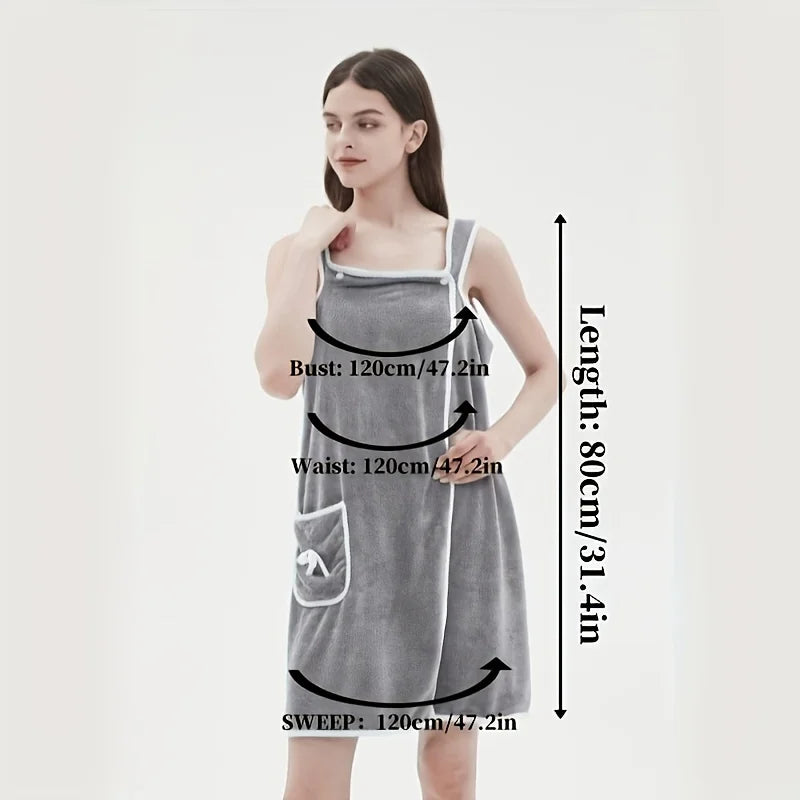 Wearable Quick Drying, Bath Towel