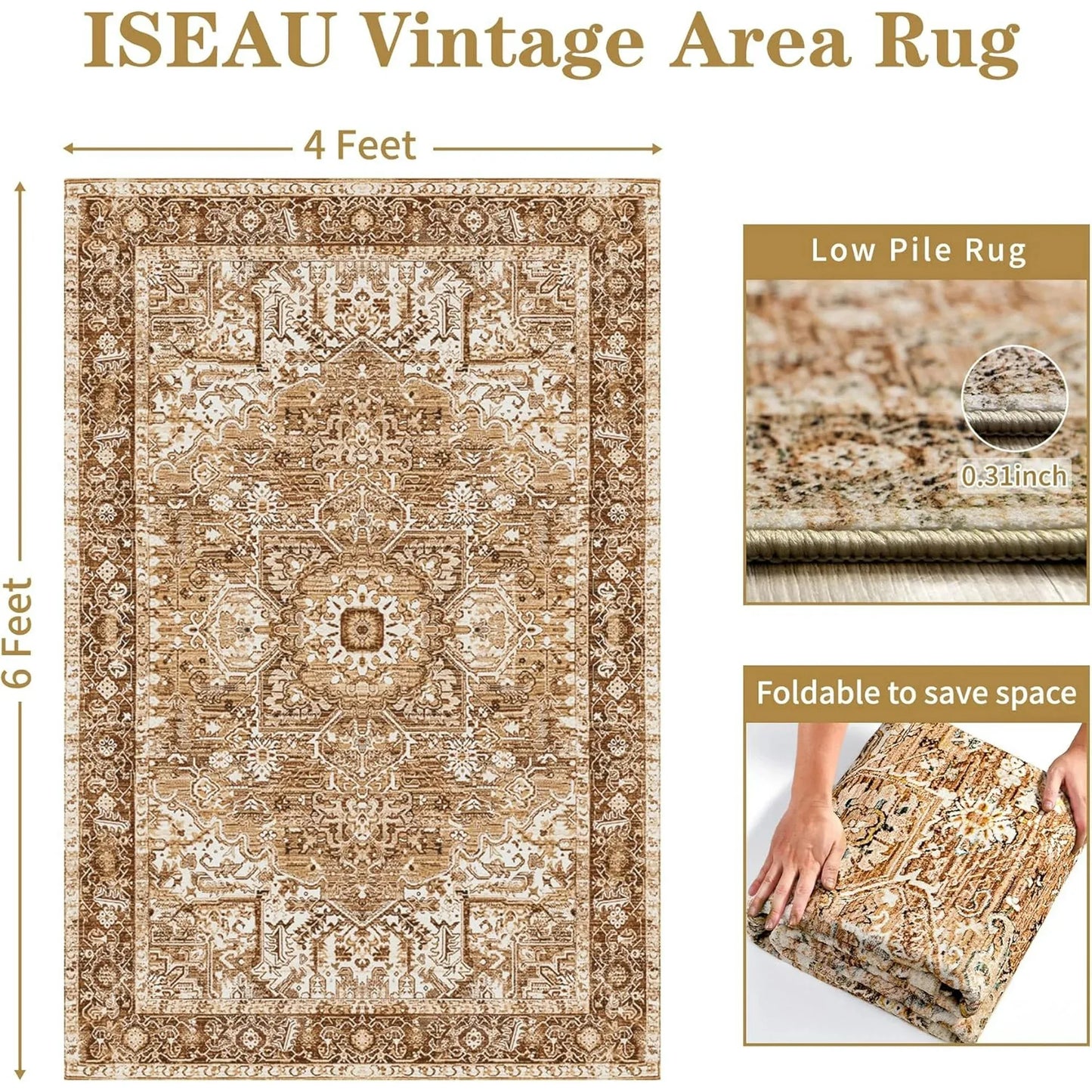 Faux Cashmere Area Rugs