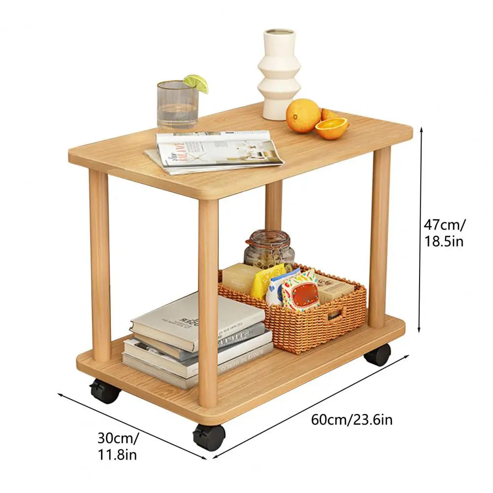 1Pc 360 Degree Swivel Small Coffee Table,