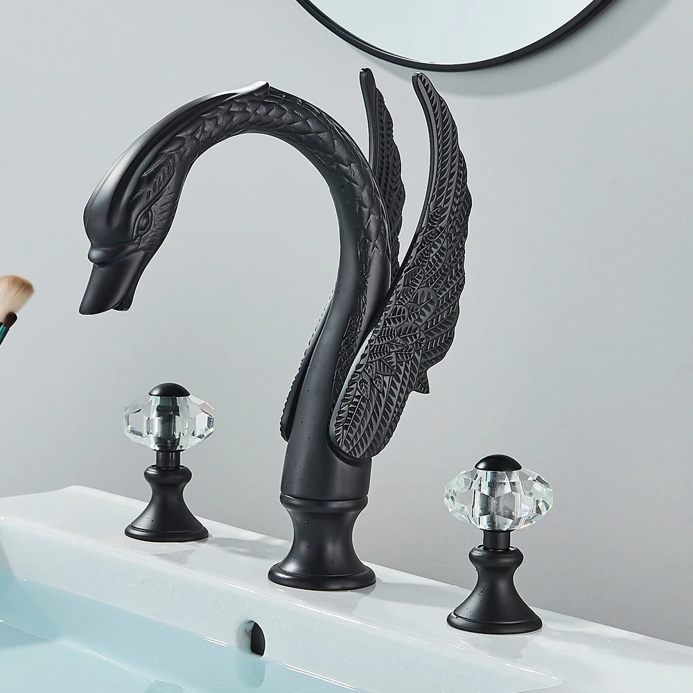 Luxury Swan Shape Basin Tap
