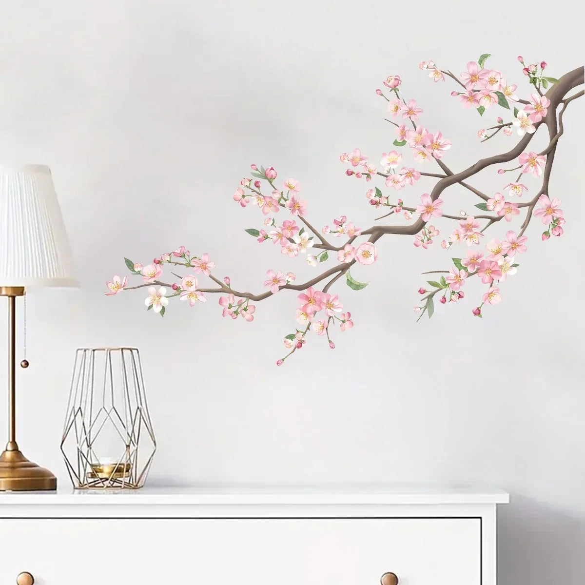Plum Peach Blossom Wall Stickers