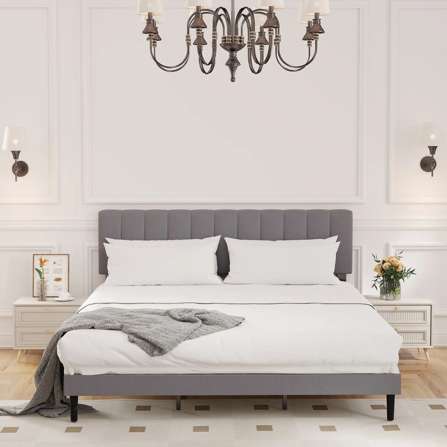 Wooden Solid Bed Frame
