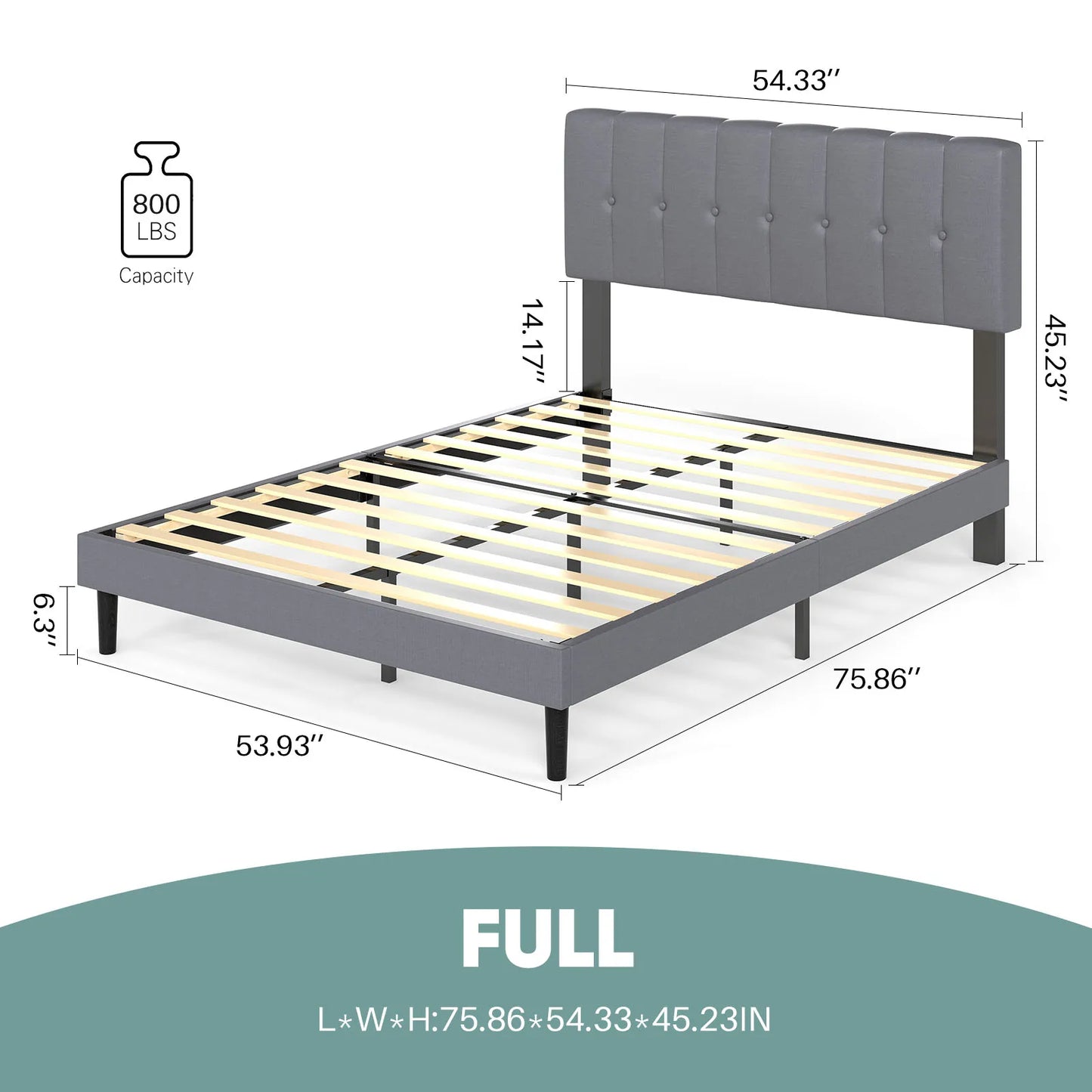 Wooden Solid Bed Frame