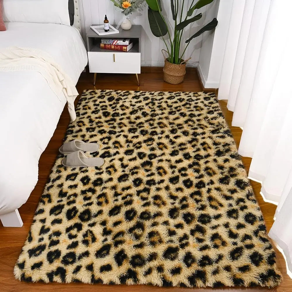 Leopard/ Cheetah Print Area Rug