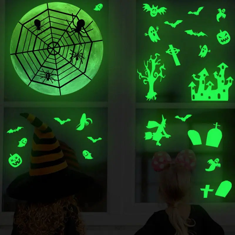 Halloween Glow-in-the-Dark Sticker Kit