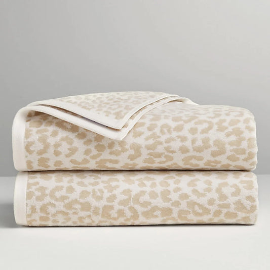 Leopard Print Bath Towel