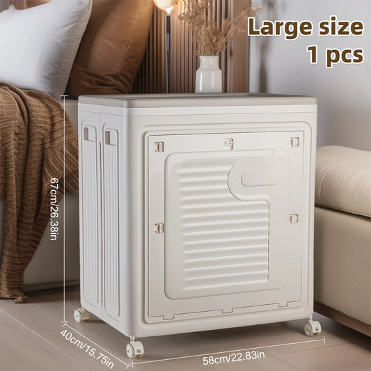 Foldable Storage Box with Wheels