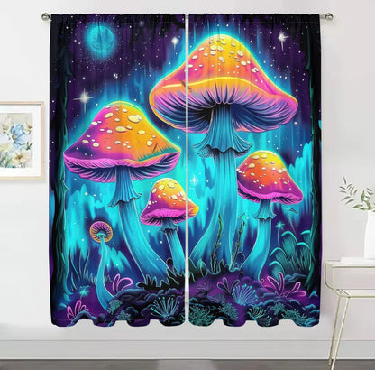 Fantasy Mushroom Curtains