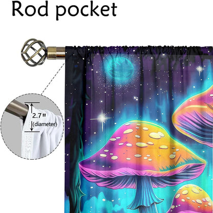 Fantasy Mushroom Curtains