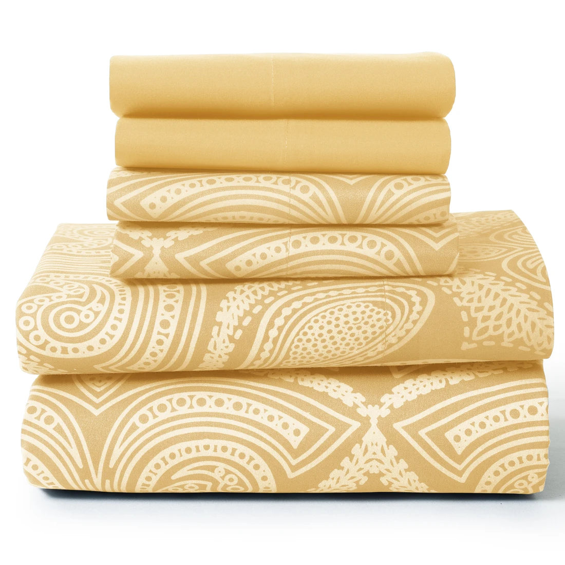 6Pc Paisley Sheet Set