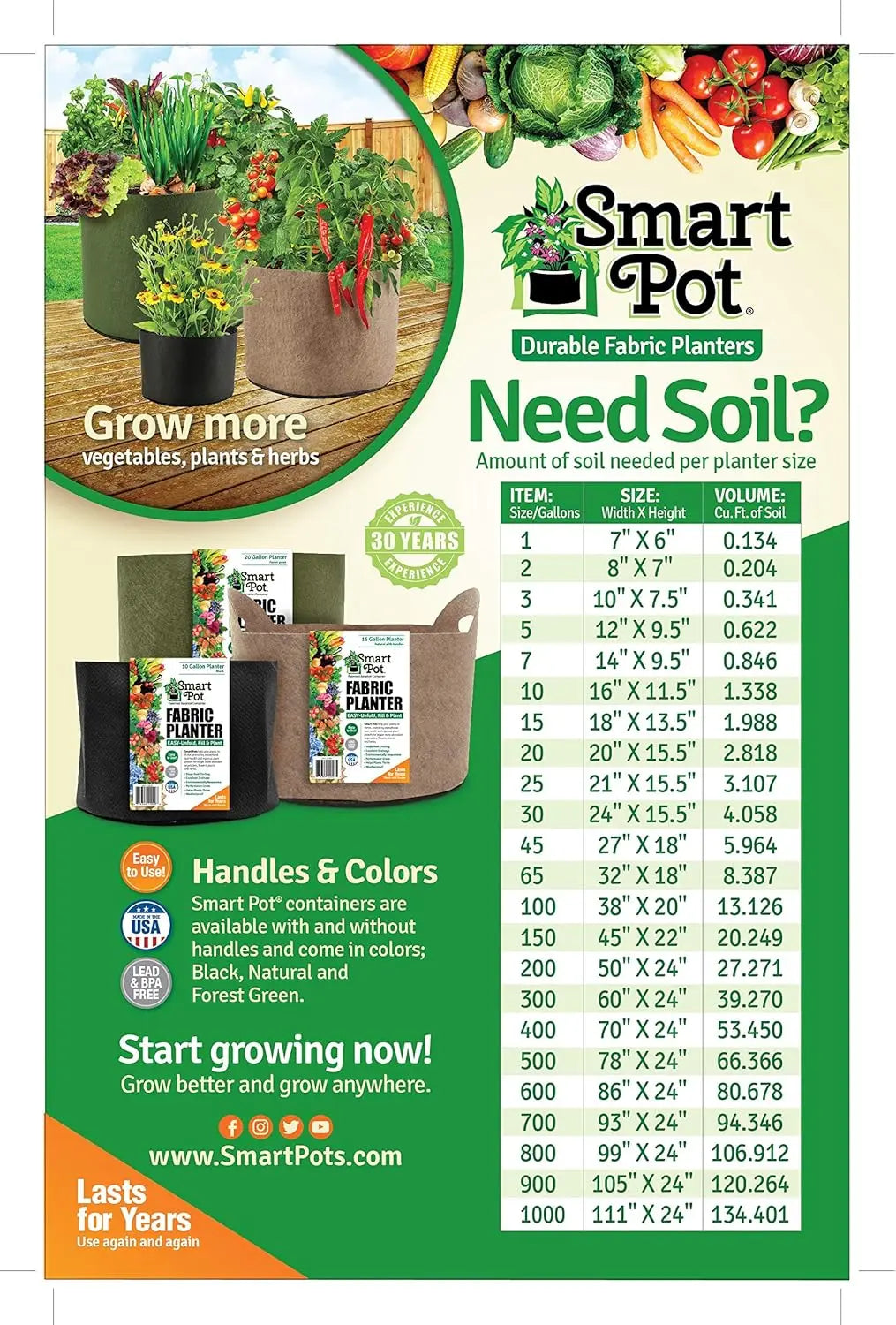 1-Gallon Pot