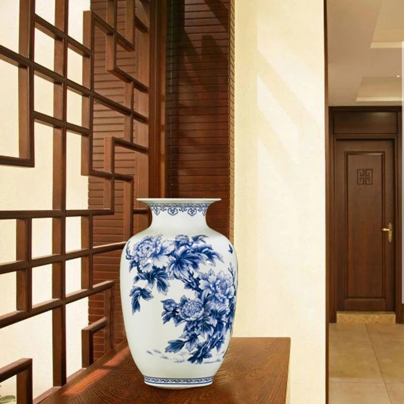 Blue and White Porcelain Vases