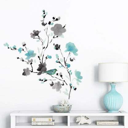 Plum Peach Blossom Wall Stickers