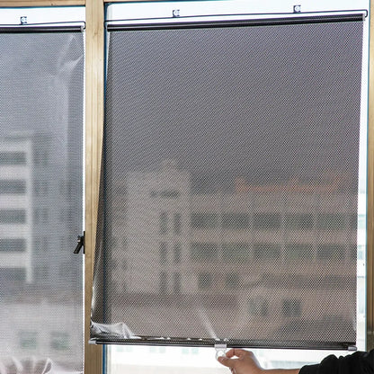 Universal Roller Blinds Nail-free Suction Cup Sunshade Easy To Install Blackout Curtain for Car Bedroom Kitchen Office