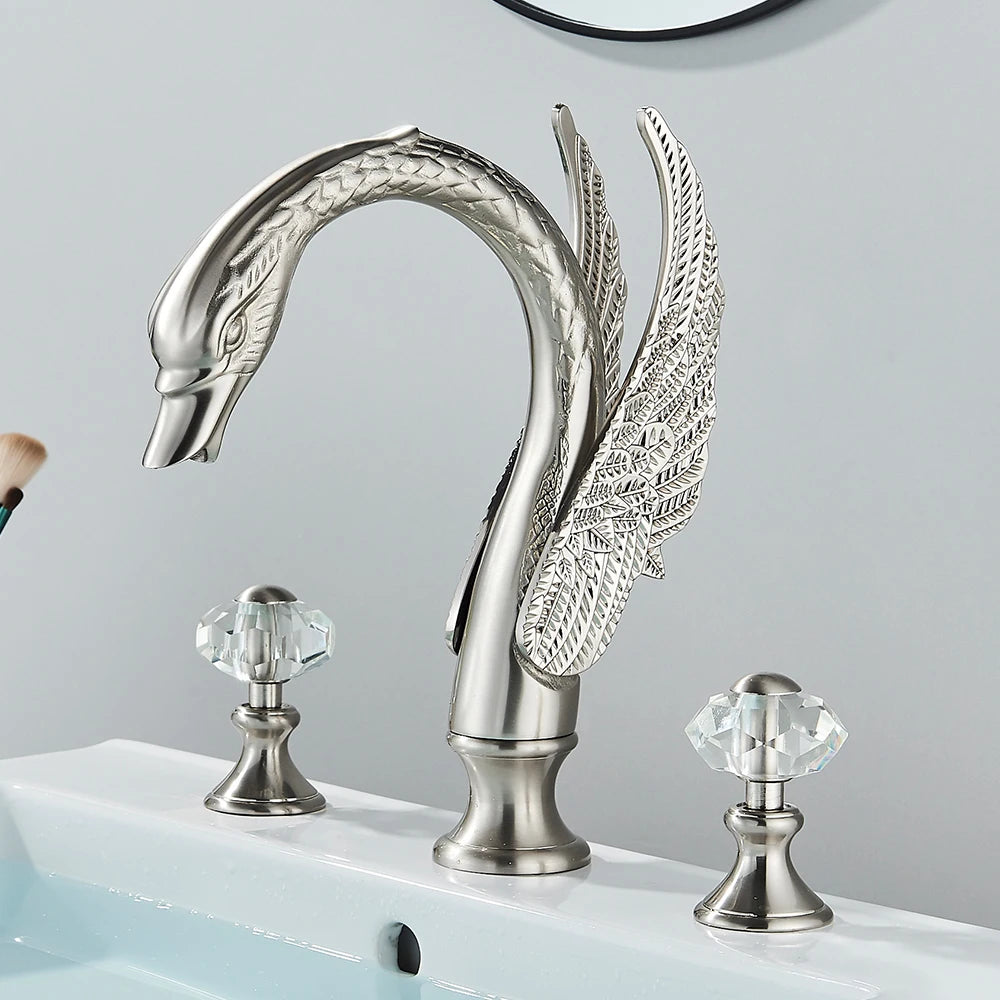 Luxury Swan Shape Basin Tap