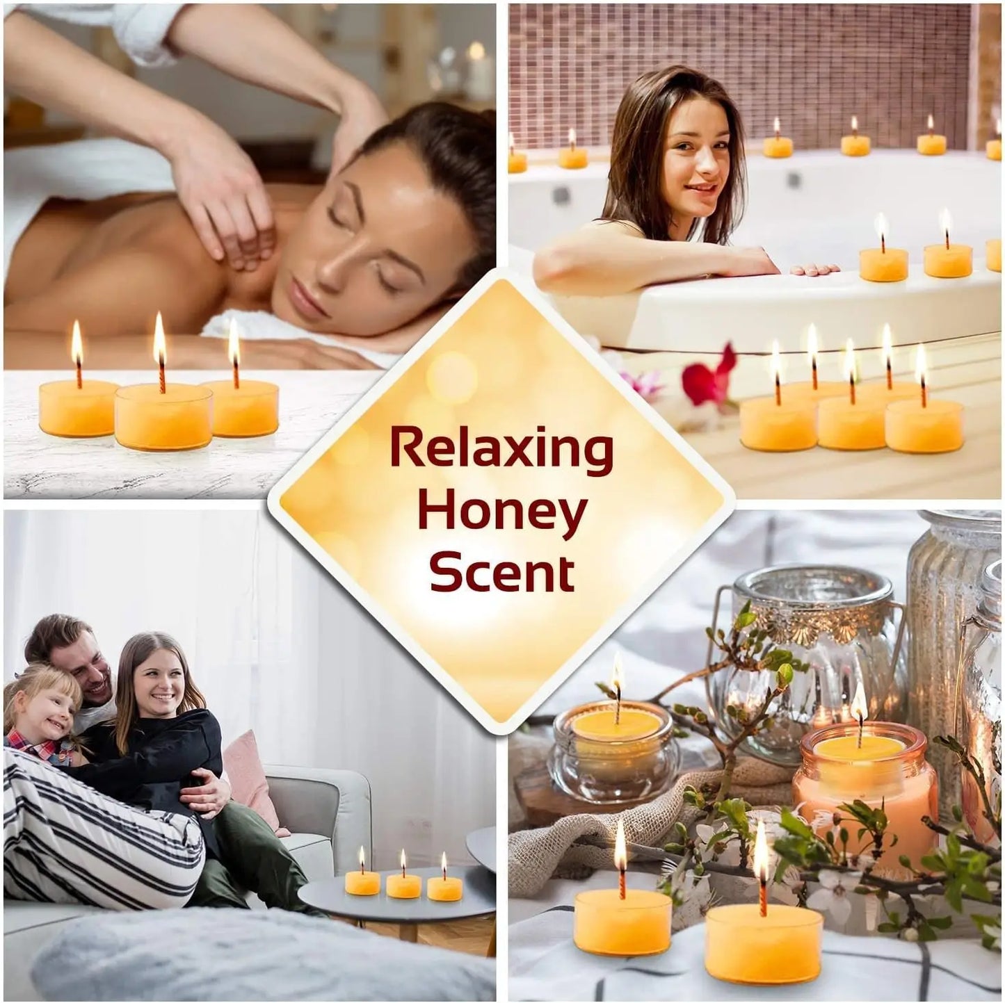 Beeswax Tealight Candles