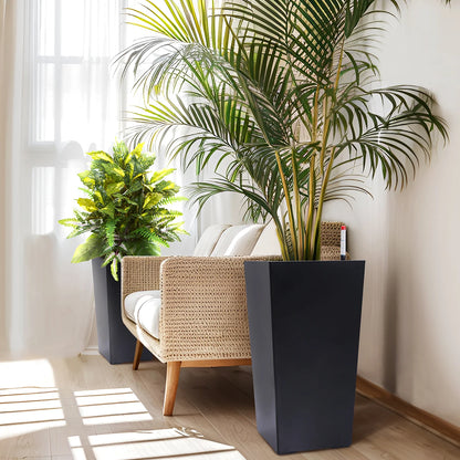 Large Planters, Set of 2 with Water Level Monitor