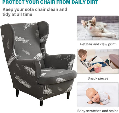 Wing Chair   Removable Slipcovers