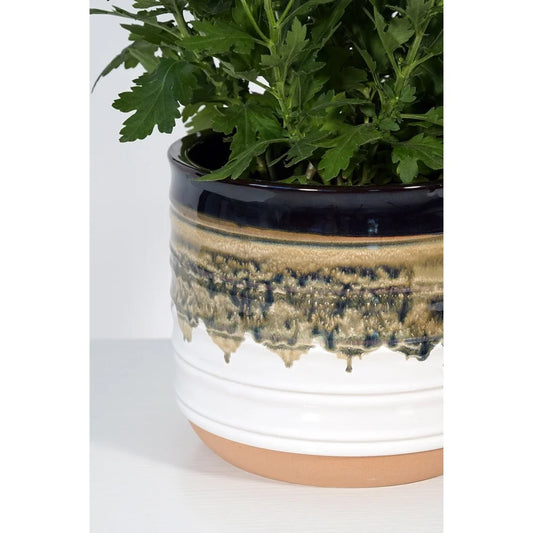 8" Round Ceramic Planter