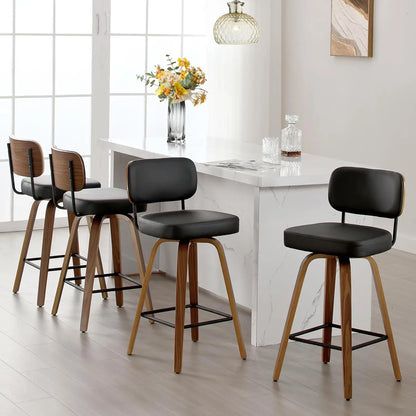 Swivel Bar Stools Set of 4