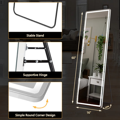 Full Body Wall Mirror with stand