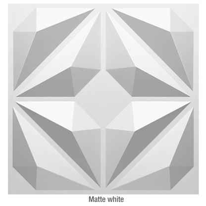 30cm Decorative 3D Wall Panel rose Diamond Design Non self-adhesive plastic tile 3D wall sticker living room Bathroom wall paper