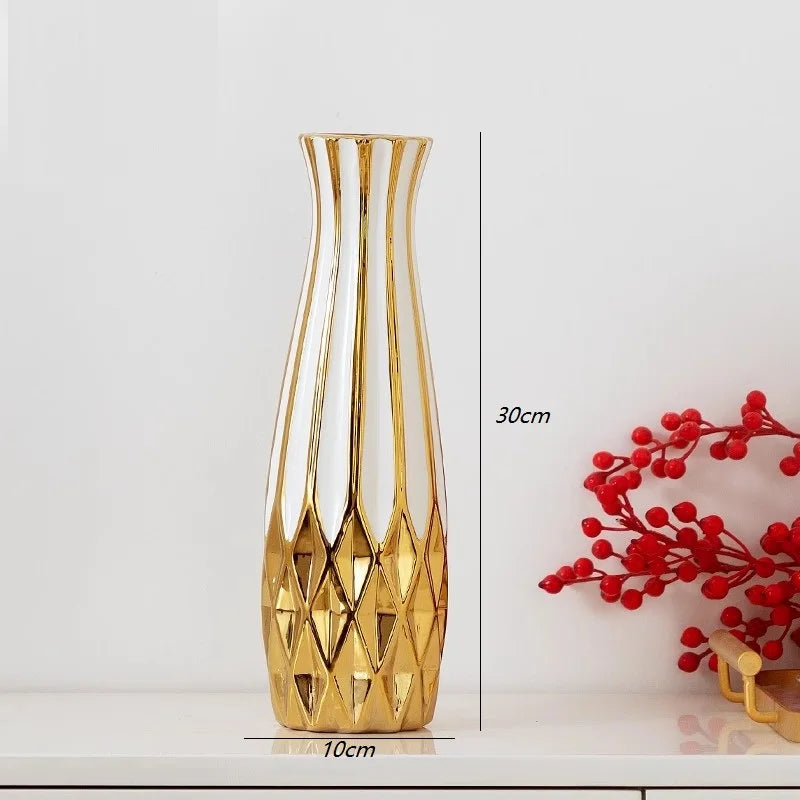 Gold Luxury Ceramic vase