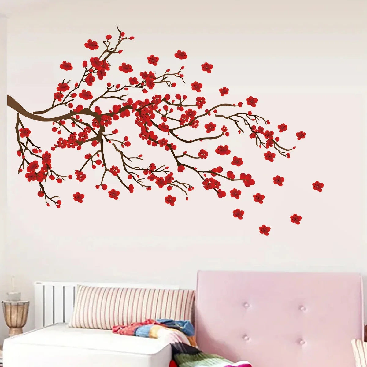 Plum Peach Blossom Wall Stickers