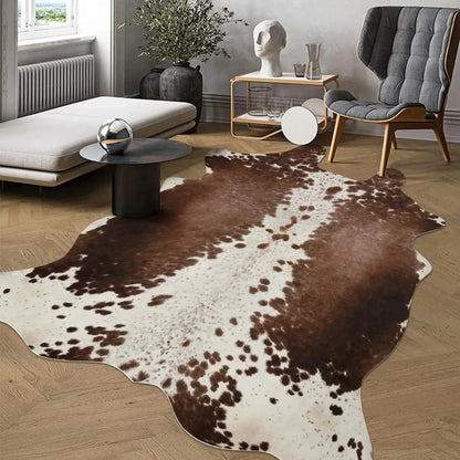 faux fur cowhide rug
