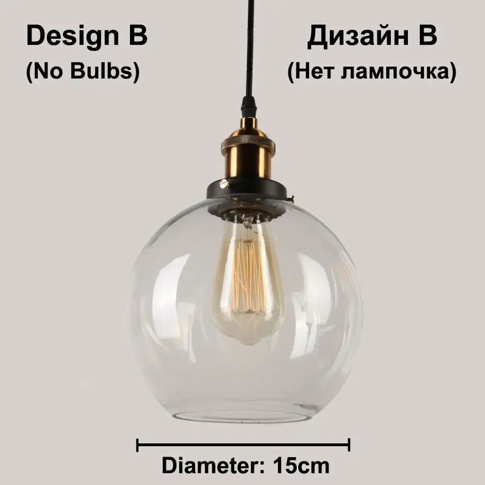 Nordic Loft Bedroom Pendant Lamp