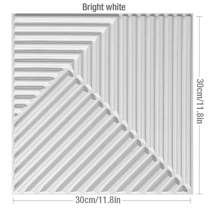 30cm Decorative 3D Wall Panel rose Diamond Design Non self-adhesive plastic tile 3D wall sticker living room Bathroom wall paper