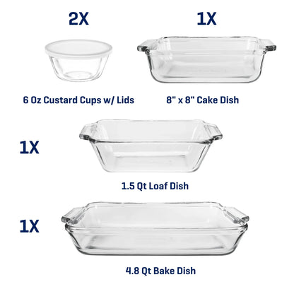 Glass Baking Dish Set