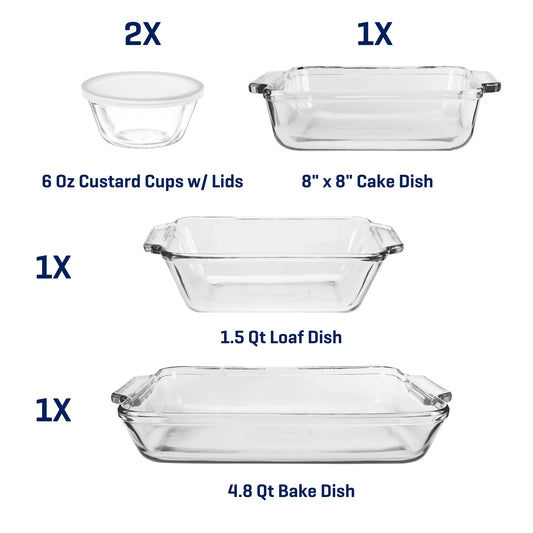 Glass Baking Dish Set
