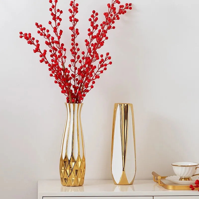 Gold Luxury Ceramic vase