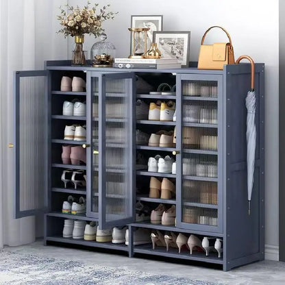Bamboo Shoe Cabinet