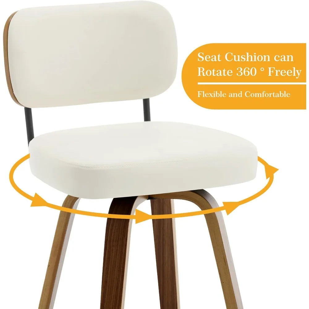 Swivel Bar Stools Set of 4