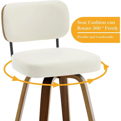 Swivel Bar Stools Set of 4