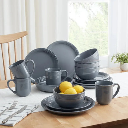 16-piece earthenware tableware set