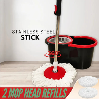 Mop and Bucket with Soap Dispenser